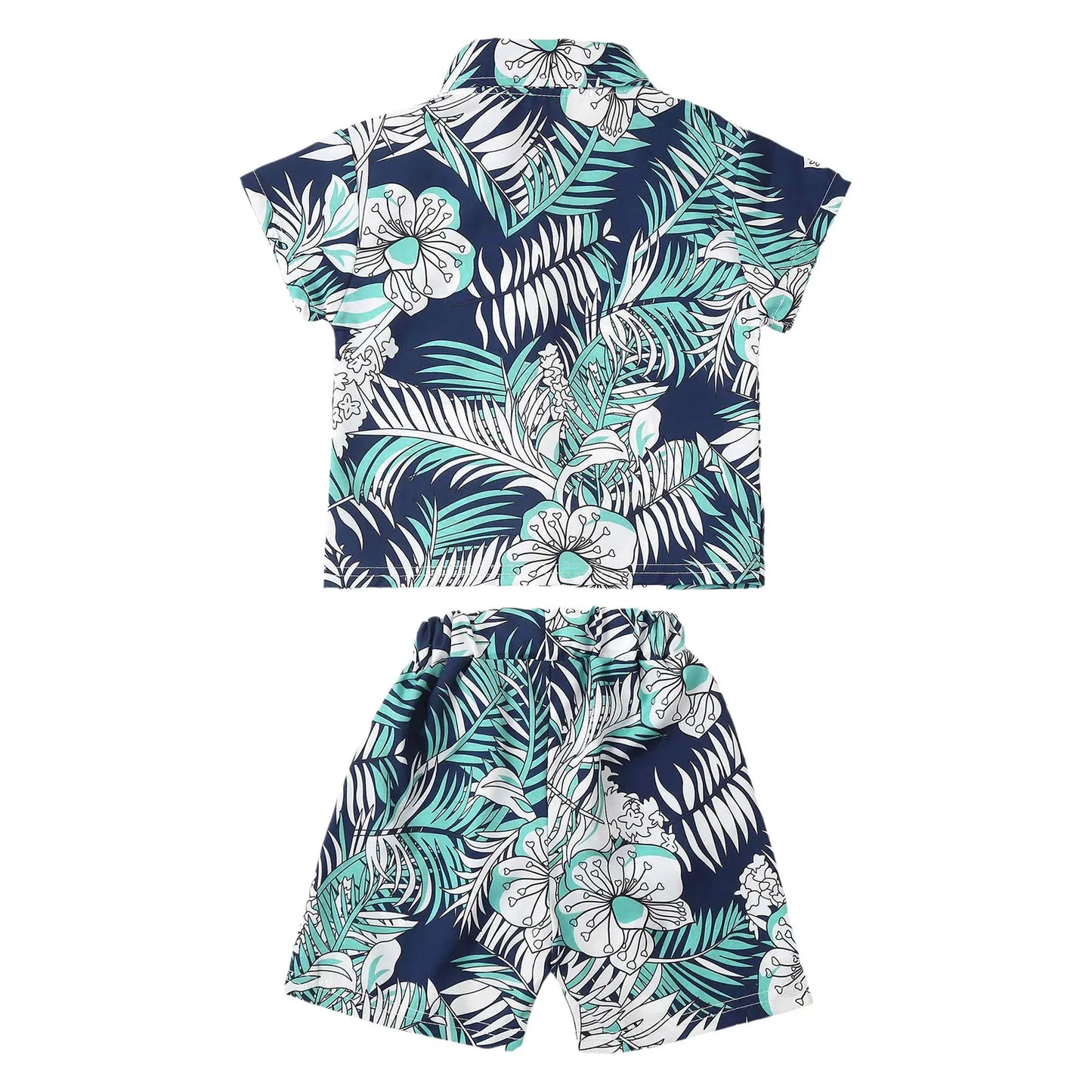 Jungen-Sommer-Set 2025: Hawaii-Hemd & Shorts - Premium Vacation Collection