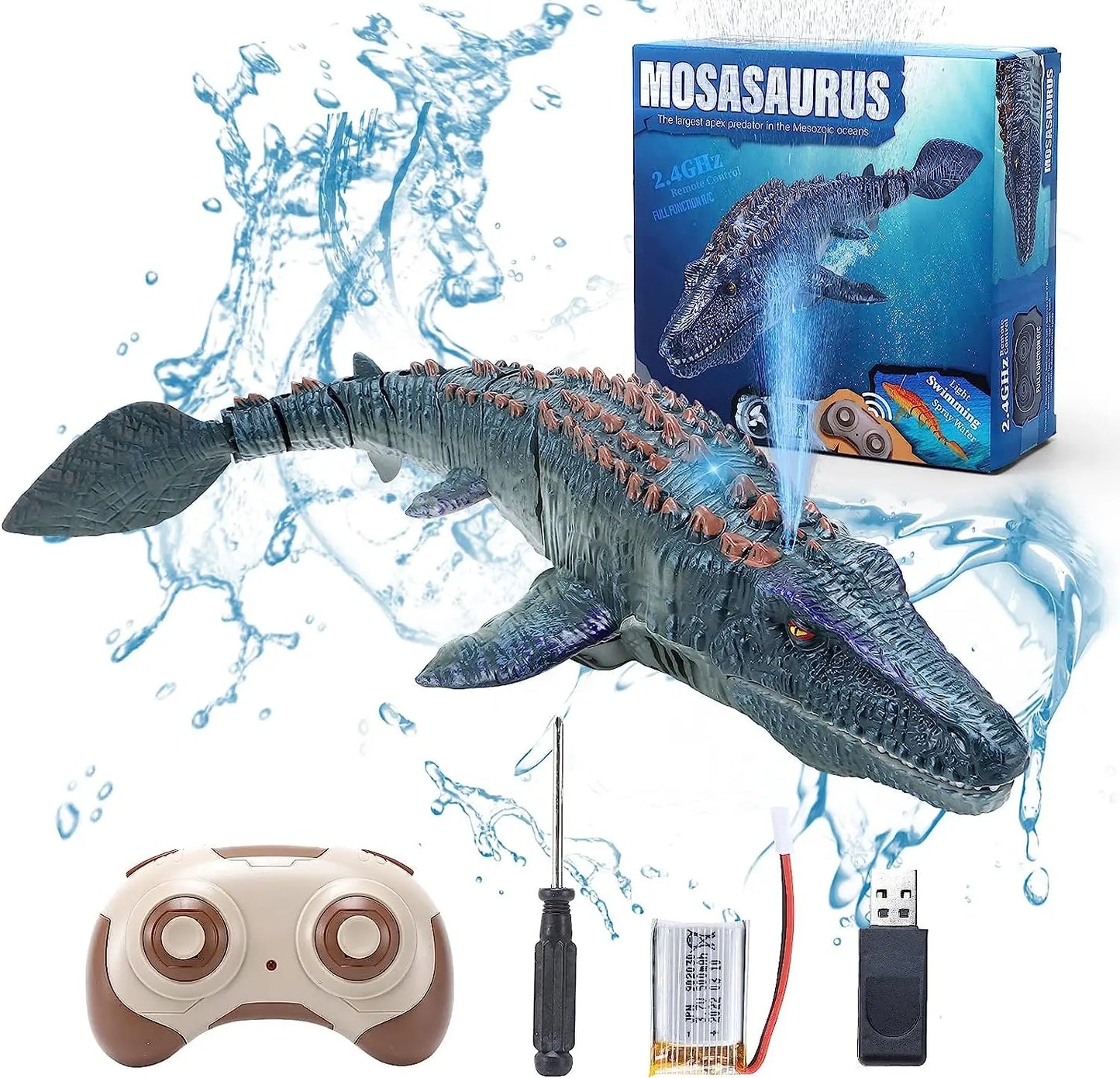 Mosasaurus RC Tauchspielzeug - 2.4G Fernbedienung 30cm