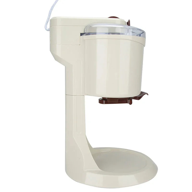 Eismaschine 2025: 1L Ice Cream Machine Manual Automatic Desktop Simple Operation Large Capacity Mini Soft Collection
