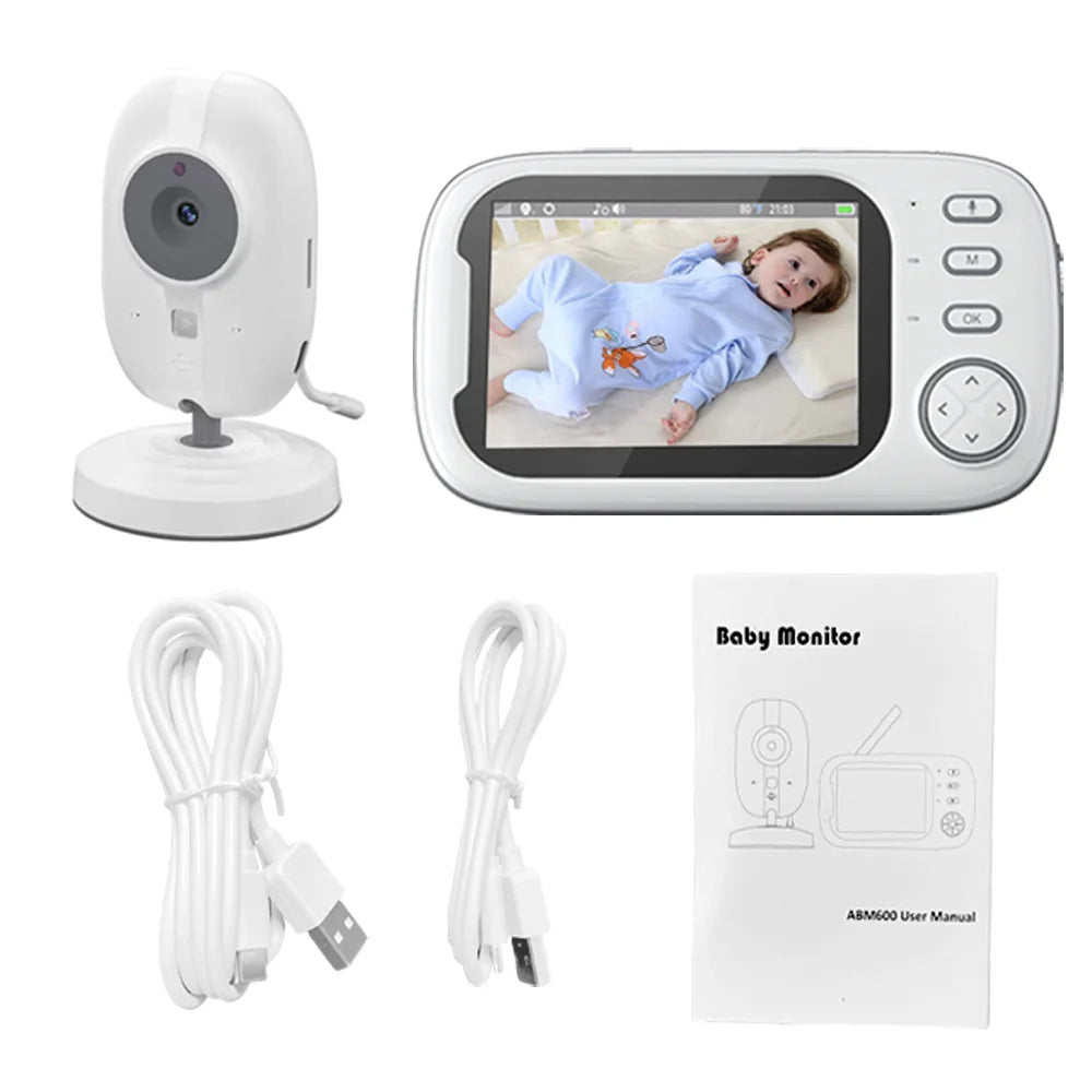 Baby-Monitor 2025: Cdycam 3.5" Wireless-Video - Night Vision Collection