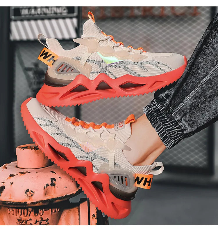 Pantofi sport pentru bărbați, pantofi sport cu creștere în înălțime, respirabili, pantofi sport cu amortizoare pentru alergare, pantofi sport pentru bărbați