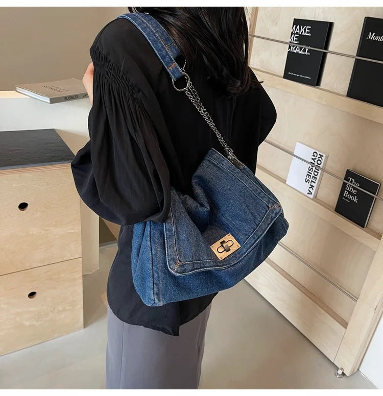 Fashionable And Versatile Shoulder Bag Crossbody Bag Commuting Bag College Student Minimalist Casual Tote Bag For Women Flap Bag