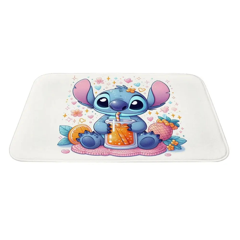 Custom Cartoon Stitch Floor Door Kitchen Bathroom Mat Anti-Slip Outdoor Doormat Bedroom Balcony Entrance Rug Carpet Footpad
