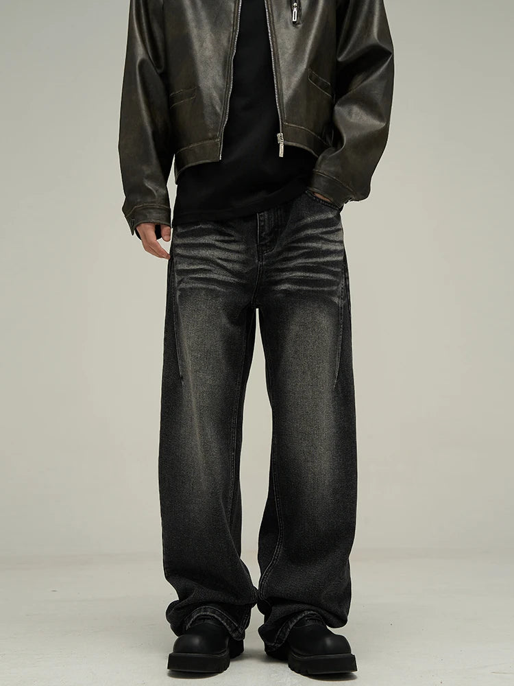 Guangdong Jeans Streetwear Stil - Shorts Denim Loose Herren