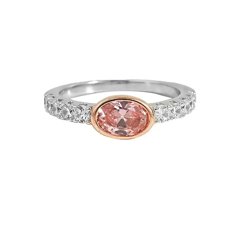 Papalacha R1288 Inel din argint 925 retro - oval 6g zircon