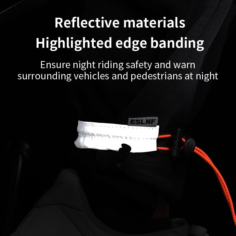 ESLNF Cycling Ankle Leg Straps Pant Bands Safety Reflective Outdoor Bicycle Ankle Leg Bind Bandage Trousers Bike Equipment