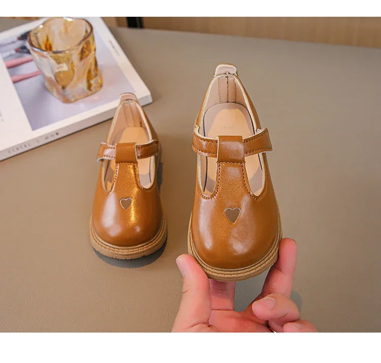 Lina Prinzessin Lederschuhe T-Riemen - Größe 20-27 Weich