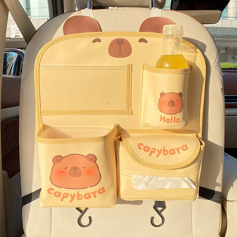 Car Seat Back Storage Bag Hanging Bag Multifunctional Storage Box Car Seat Back Storage Bag Car Interior Decoration Supplies