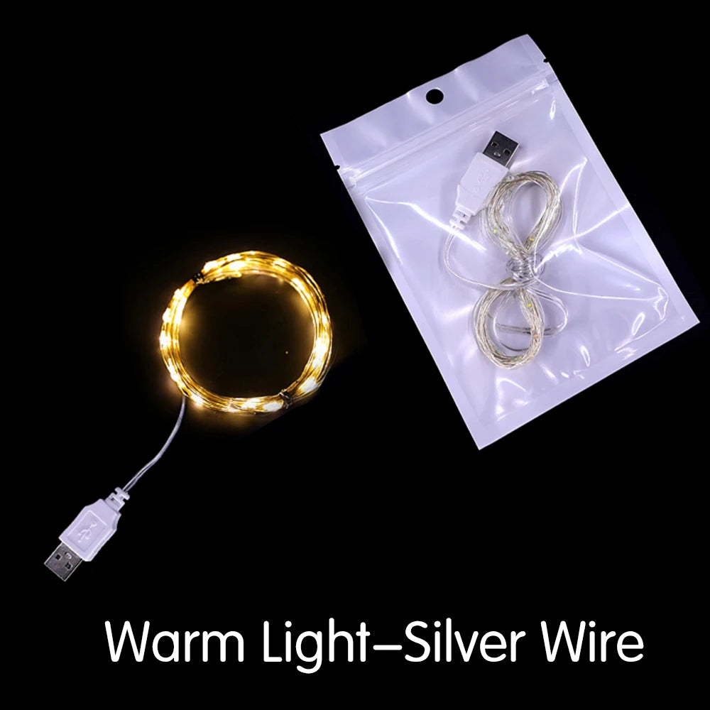 RGBCW String Light Wasserdichte Lichterkette - 249-2000 Lumen 4,5 V