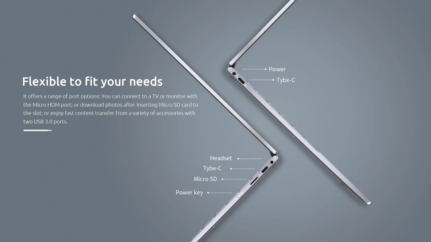 BMAX Y14 Touchscreen - 16GB RAM, Intel N100, 14 Zoll