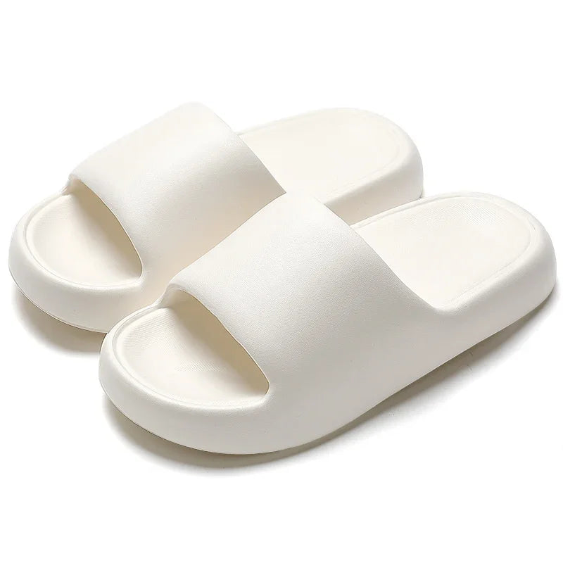 New Soft EVA Slippers Couples Home Slipper Outdoor Beach Summer Sandals Bath Men Flip Flops Non-Slip Women Thick Sole Shoes