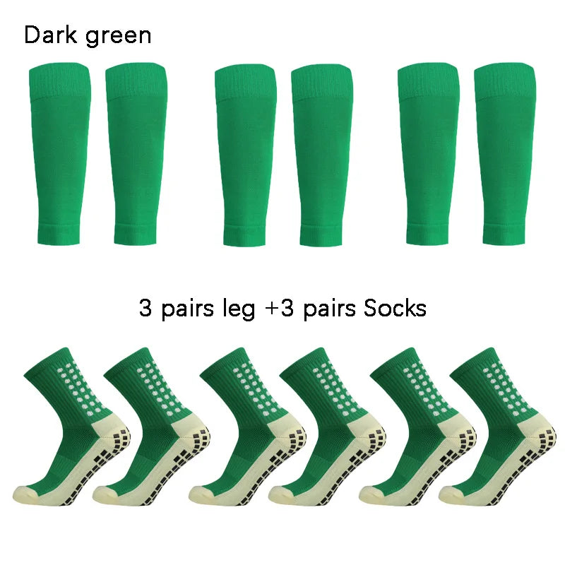 ZhejiangChoice Fußball Stutzen Grip - 3 Paar Kniehoch Nylon