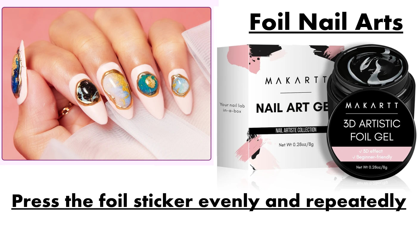 Nagel-Kleber 2025: Makartt-3D Foil-Glue 8ml - Transfer Gel Collection