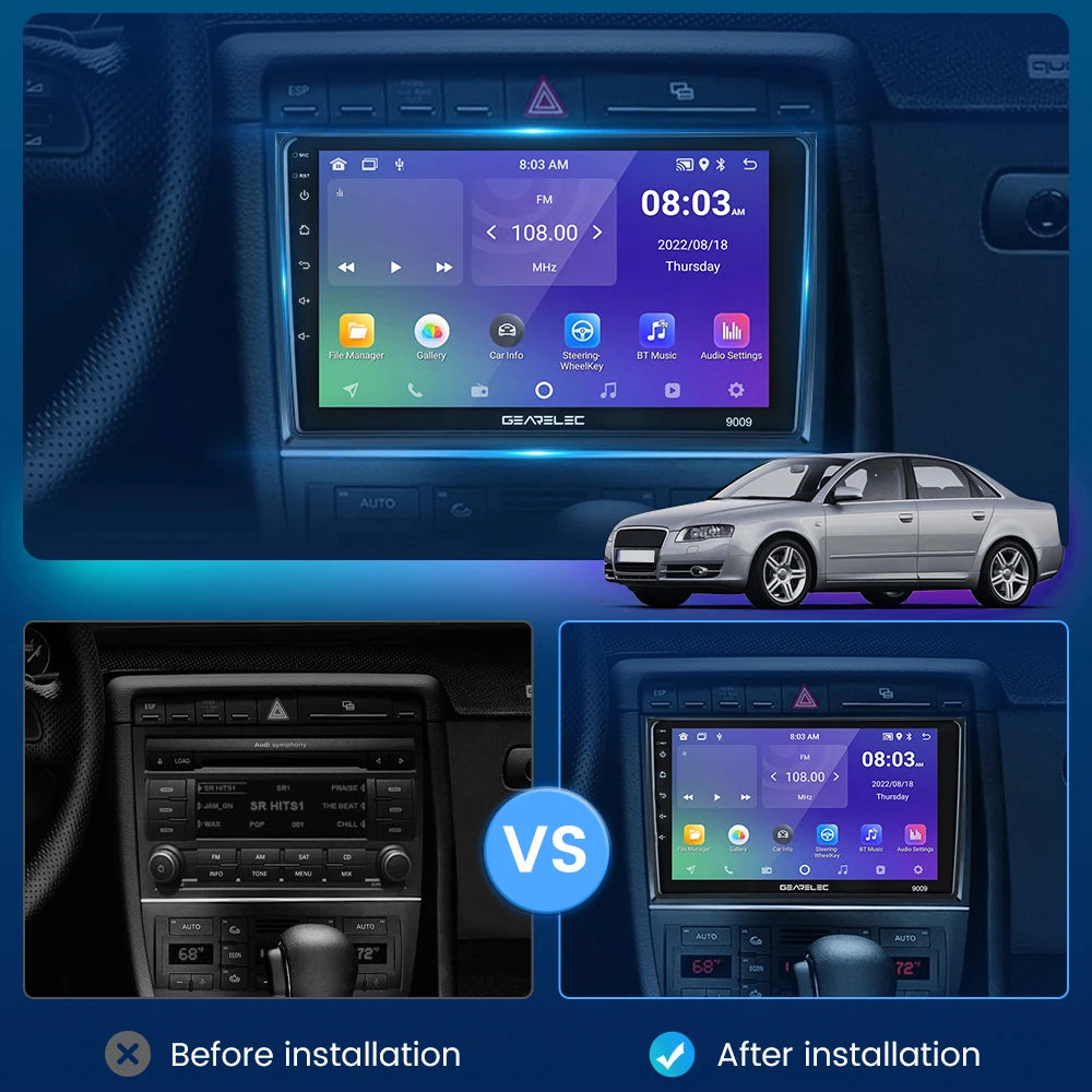 Android 13 Autoradio CarPlay 2025