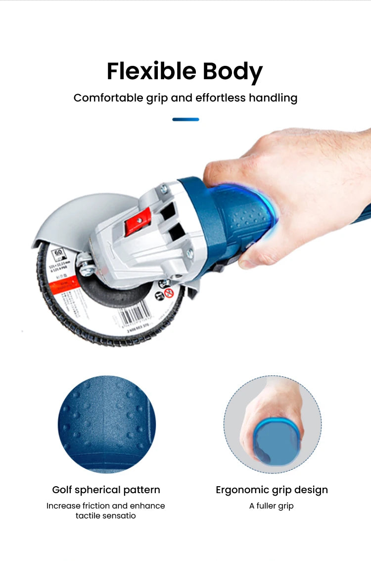 Bosch GWS 9 Serie Angle Grinder 125/100Mm Cutting Disc Multifunctional Cutting Polishing Rotary Tool 900W Angle Grinding Machine