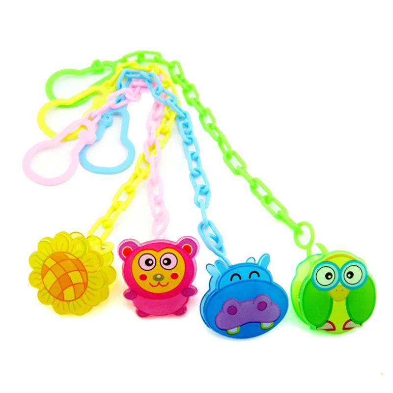 Etyakids Schnullerclip Cartoon Tiere - Clip 0-36 Monate 22cm