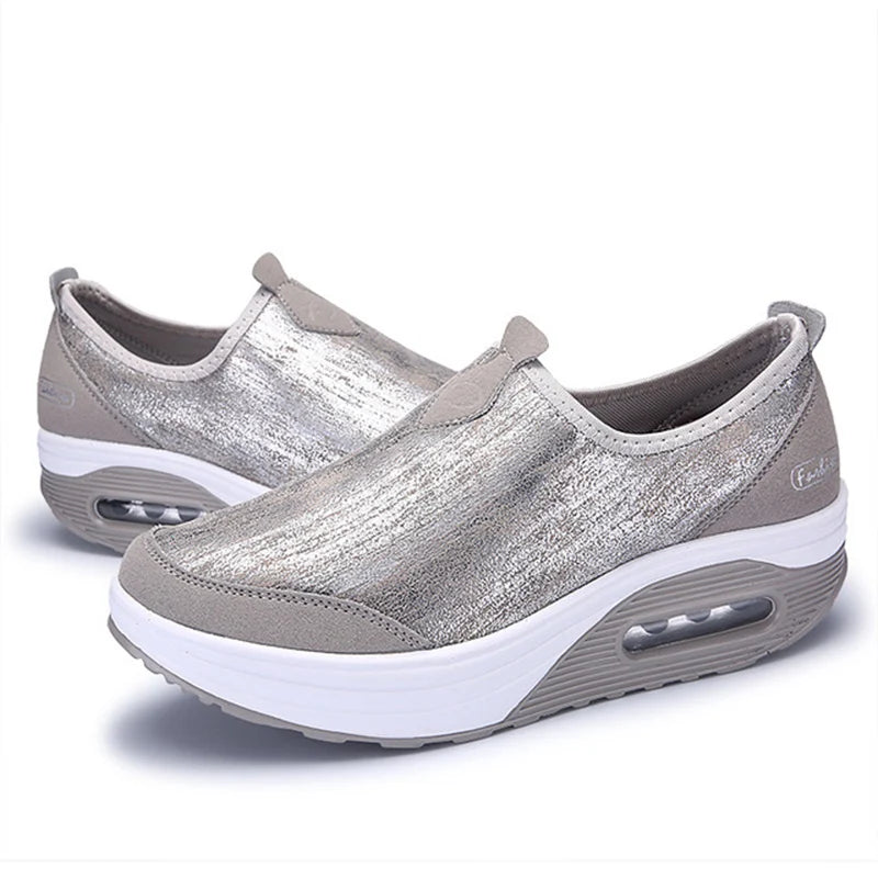 QRLQHY HFD8224 Pantofi sport confortabili - Material plat din cânepă 1 cm