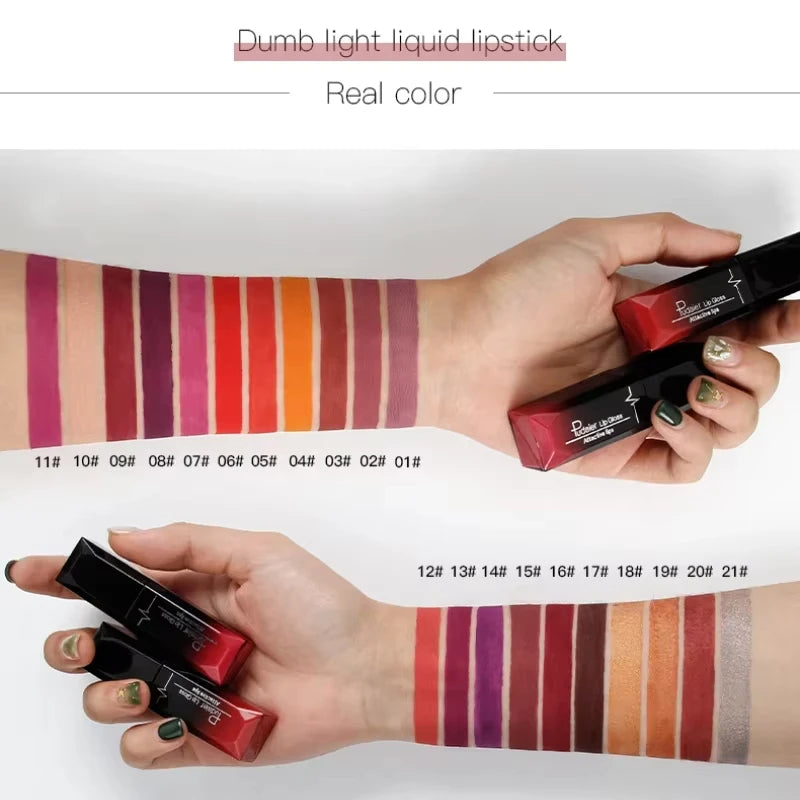 Best Lip Makeup 17 Color elegant Matte Long Lasting Lipgloss Liquid Lipstick Lip Cream