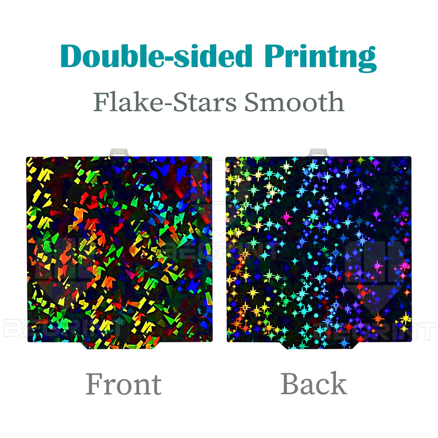 Pat încălzitor BEGRINTU Q2 - oțel cu arc PEI față-verso 280x280 mm