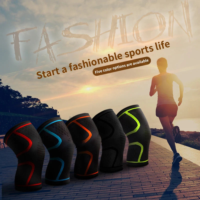 Knee Pad-Protective Knee Braces for Running Cycling,Stay Comfortable,Shock-Absorbing,Breathable, Adjustable and Anti-Slip