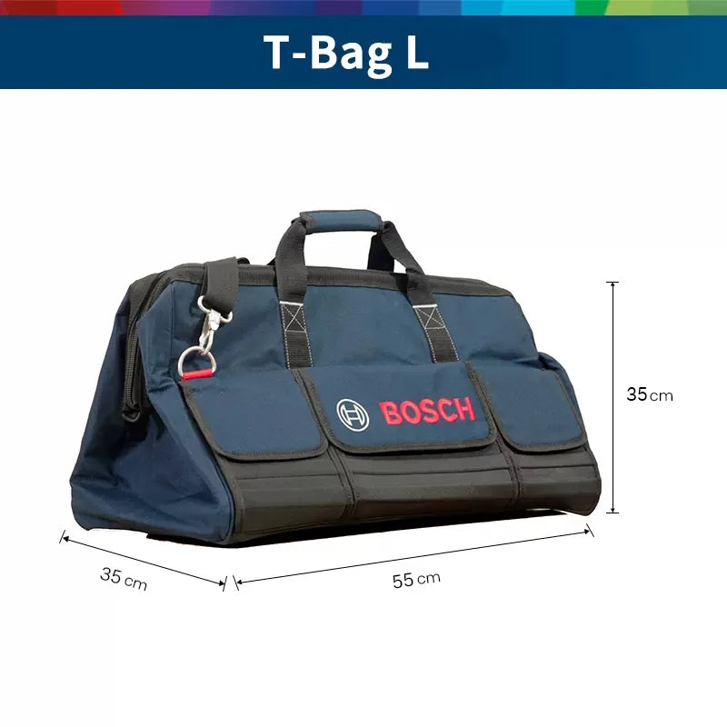 Bosch T-Tasche Canvas Werkzeugtasche Verschleißfest Installation Tragbar Elektriker Spezial Wartung Werkzeug Aufbewahrung Toolkit Tasche