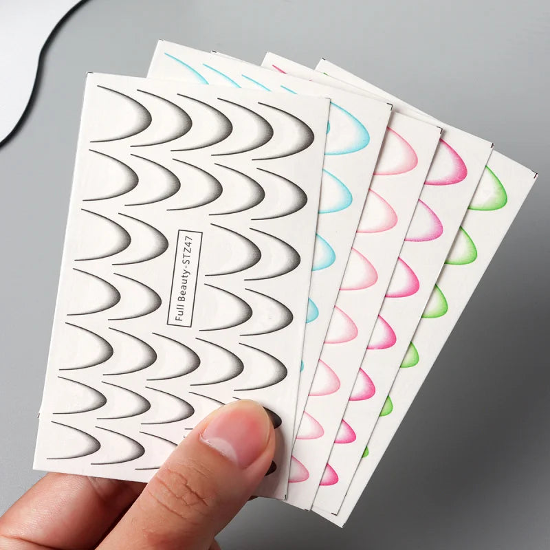 Choice FB-STZ40 Ombre French Nagelsticker - 8 Stück 6.3x10cm