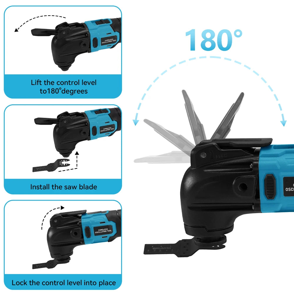 MultiPro M6 Bürstenloses Multitool - 6 Gänge 18V Akku 350W