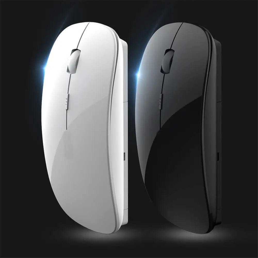 Slim Wireless Mouse 2.4GHz Optical Mice 1600DPI USB Receiver Gamer Office Thin Mouse Ergonomic Design Mice For PC Laptop Desktop