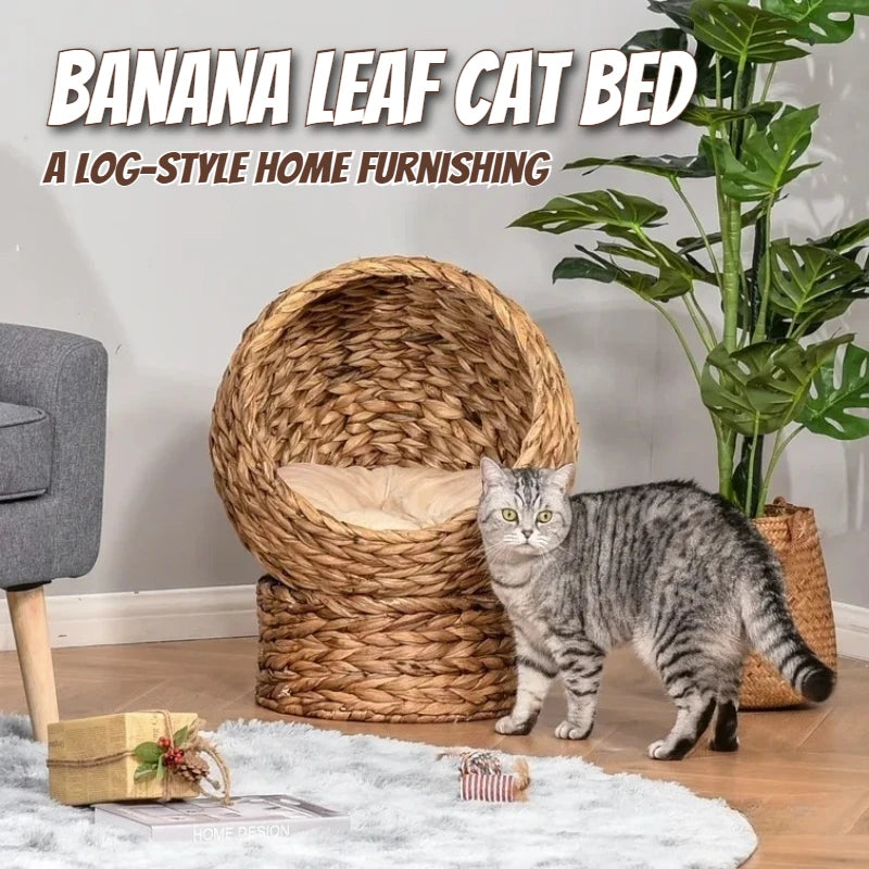 Cat bed cat tree delivery room cat hammock woven caget villa summer rattan house pet nest climbing frame  nest