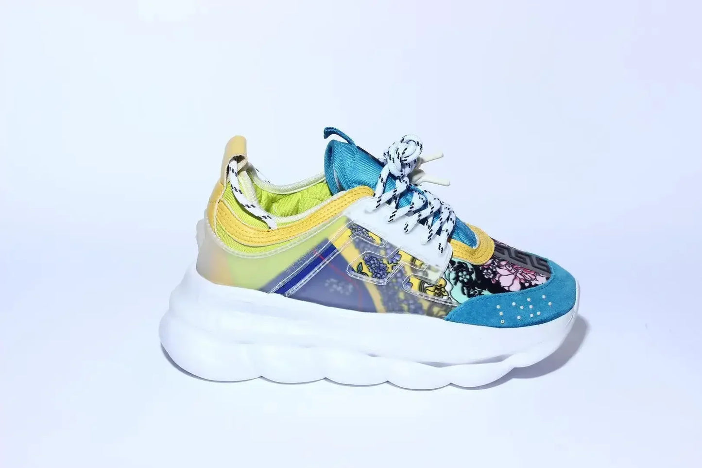 SpeedflyCN Plattform Sneaker Stilvoll Bequem Leicht Robust - Größe Leder Hartplatz