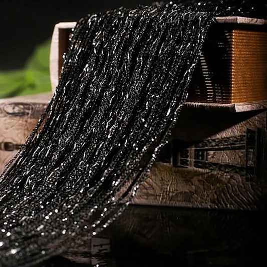 Bella Romantica Silbervorhang - 1 Panel 100x200cm Quaste