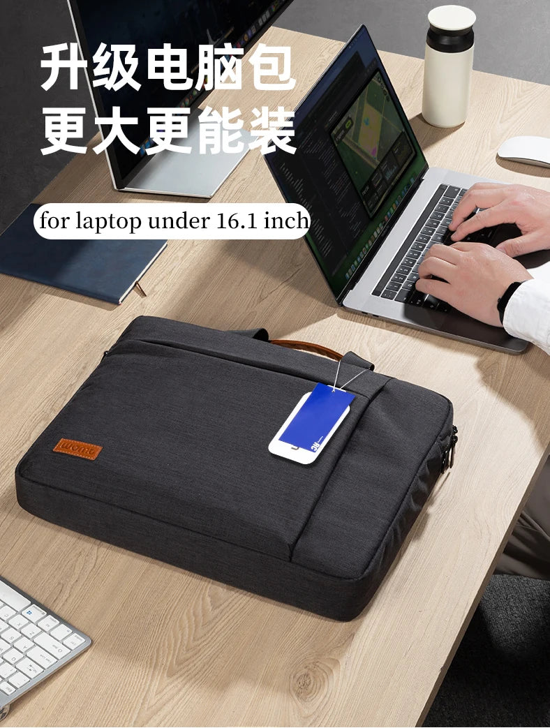 WOMT Umhängetasche Business - 15,6 Zoll Polyester Kompakt