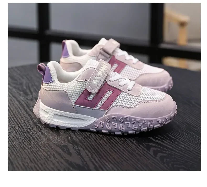 Mädchen Laufschuhe 2025 - Weiche Sohle Frühling Herbst Neuer Stil - Kinder Sport Sneakers Dad Style Casual Schuhe