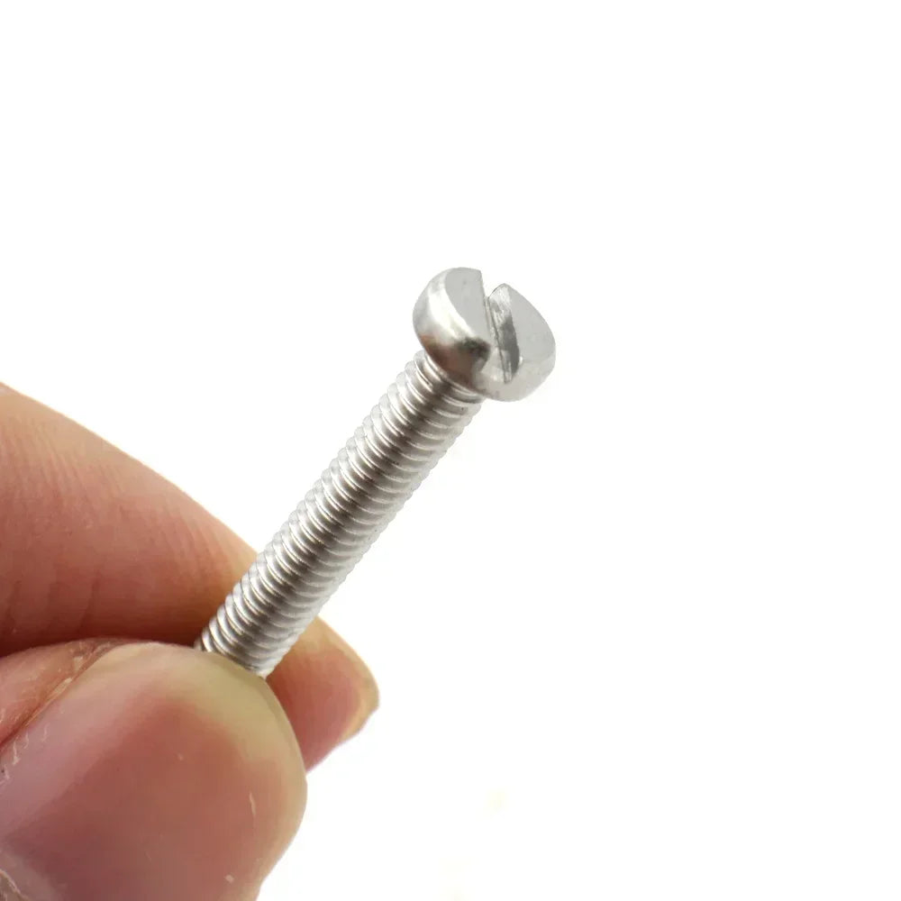 MENGJUE WJ1061C Edelstahl Rundkopf Schrauben - M1.6 M3 M5