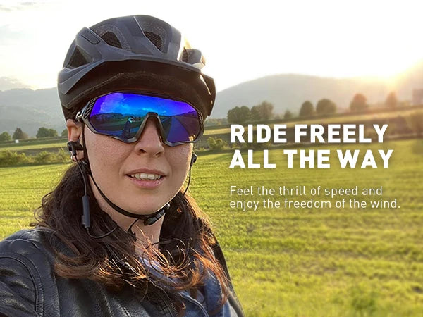 Fahrradbrille 2025: KAPVOE Polarised Cycling Glasses Outdoor Bicycle - UV400 Goggles 5 Interchangeable Lenses Unisex Sports Sunglasses Men Women Collection