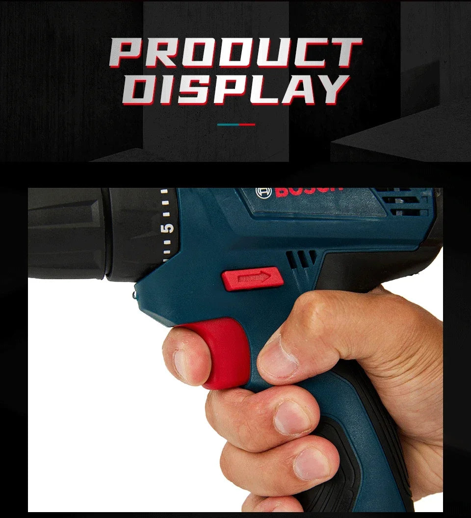 Bosch Professional Elektrobohrer GSR120-LI Akku Elektro Hand Bohrer Multi-Funktion Heim DIY Schraubendreher Elektrowerkzeuge