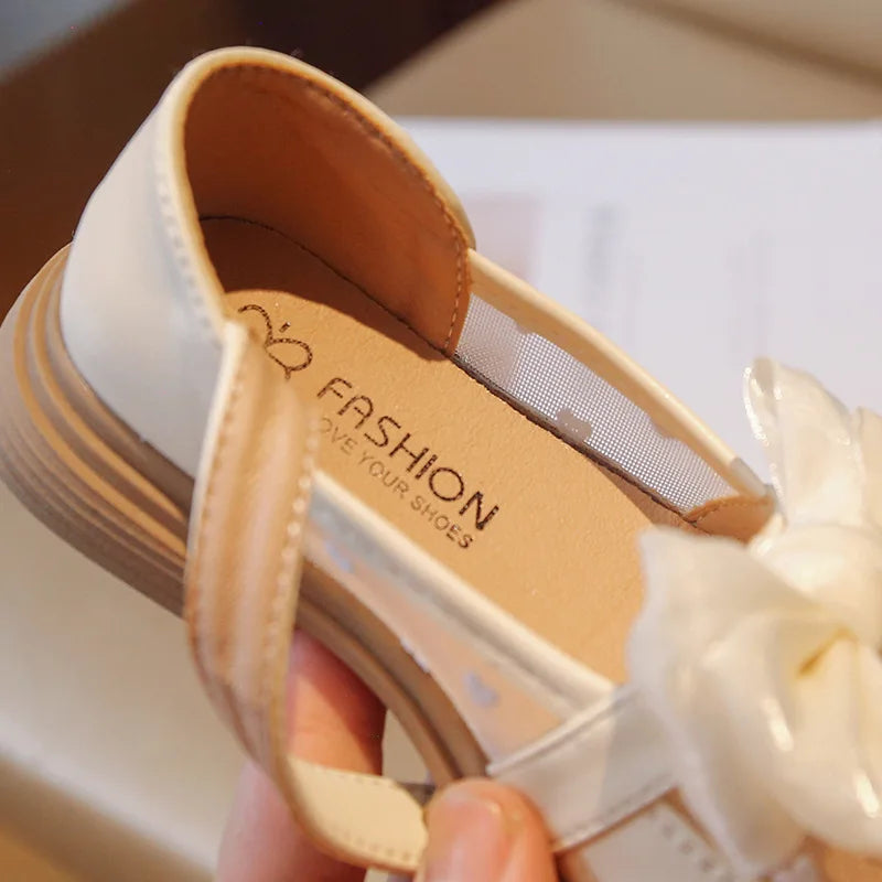 Mädchen Gehschuhe 2025 - Baby Mädchen Weiche Sohle Casual Schuhe - Frühling Herbst Schleife Runde Zehen Prinzessin Rutschfest