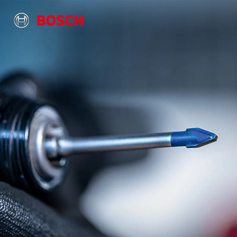 Bosch Drill Bit Expert Series HEX-9 5/6/8mm Hard Ceramic Drill Bits for Electric Drill Screwdrivers of 3-Claw and 1/4" Hex Chuck