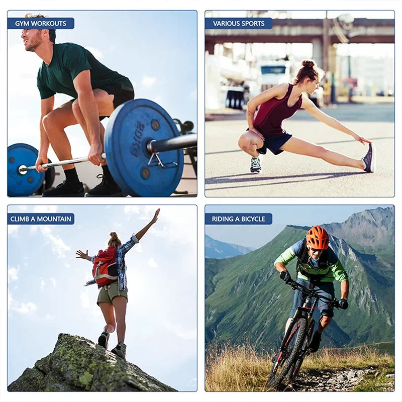 Knee Pad-Protective Knee Braces for Running Cycling,Stay Comfortable,Shock-Absorbing,Breathable, Adjustable and Anti-Slip