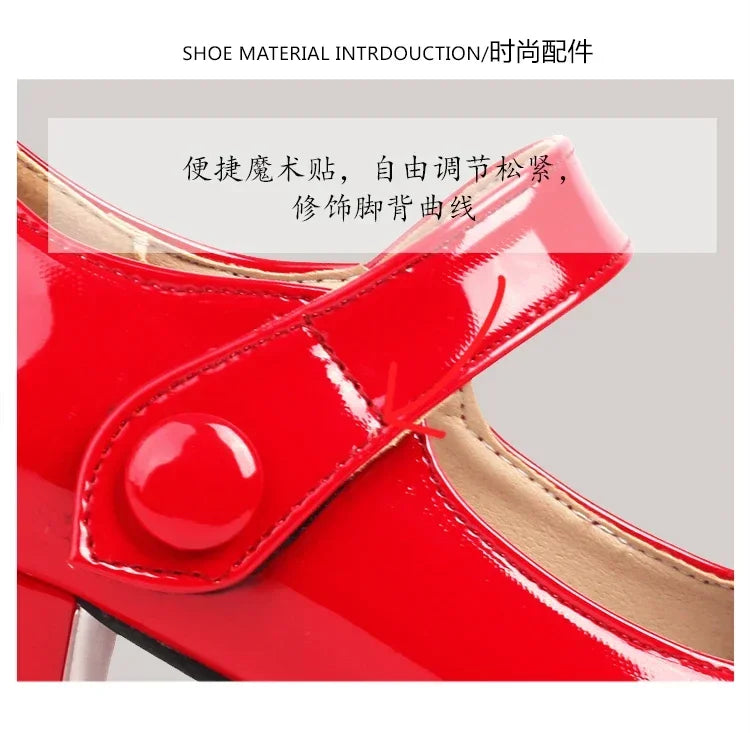 Frühling Mädchen Mary Jane Niedrige Absätze 2025 - Damen Schleife Party Platform Schuhe - Cosplay Lolita Schwarz Weiß Rot