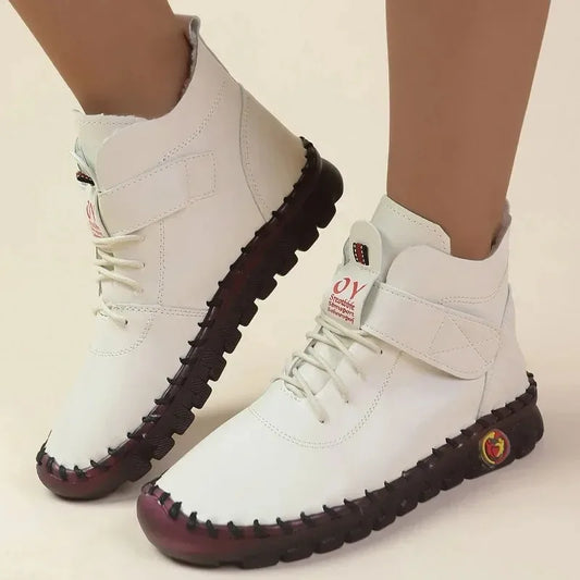 Ghete de iarnă cu căptușeală de blană Maogu - Mărimi 36-41 Impermeabile Toc până la gleznă 1-3 cm