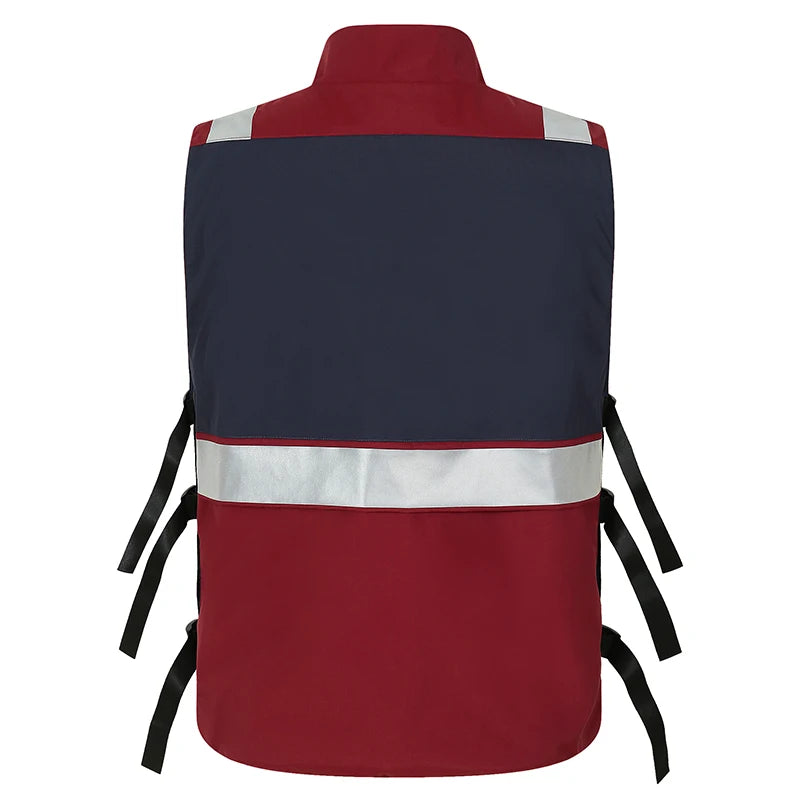 RescuePro NW Notfallweste Sicher - 6 Taschen, Reflekt L