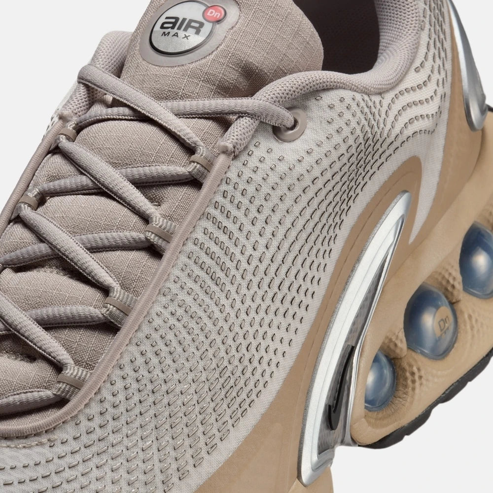 NIKE DV3337-019 Air Max DN - Parte superioară sintetică, Talpă din cauciuc, Croială joasă