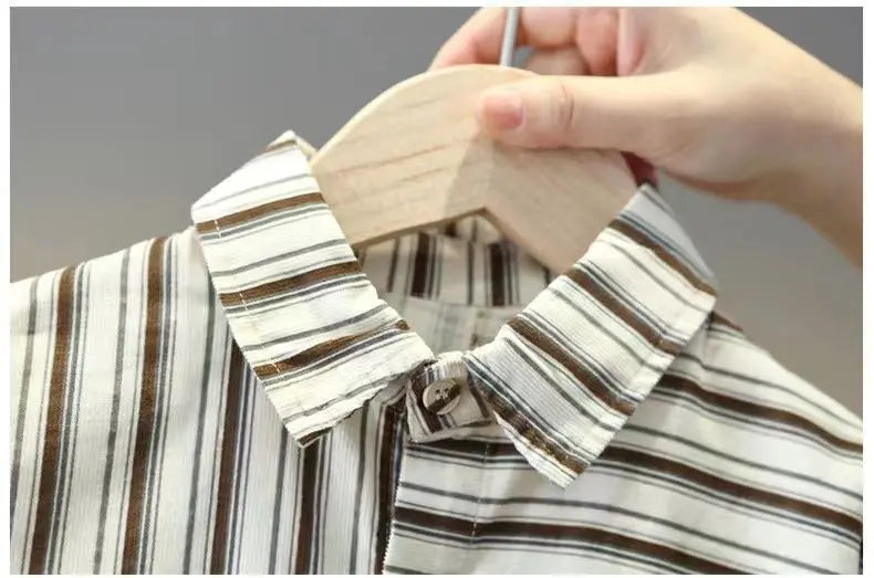 Korean Jungen Set - 3-Teiliges Outfit Ganzjährig Größe 4-6