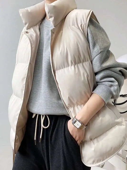 Sheng palae Mode Baumwolle Weste - Ärmellos M Baumwolle