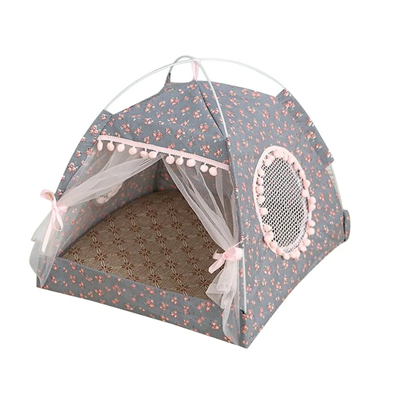 Premium Katzenzelt Bett Komfort - Plüsch 40x40 cm Bis 8 kg