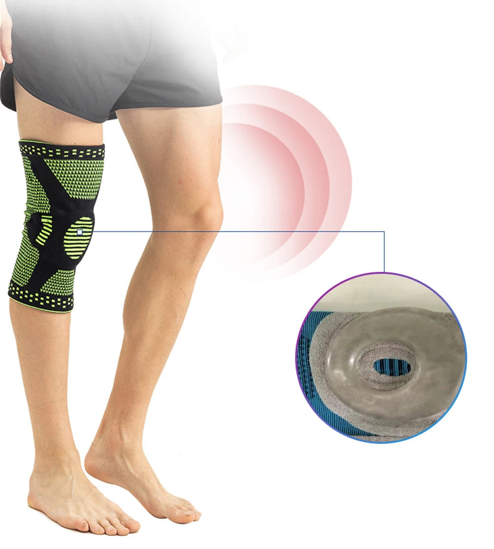 PatellaPro Knie Patella Protektor Silikon - Kompression Gr M