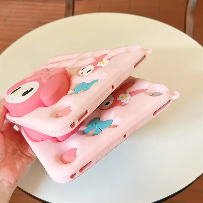 CartoonMelody 3D Hülle Stoßfest - iPad 10,2'' kompatibel