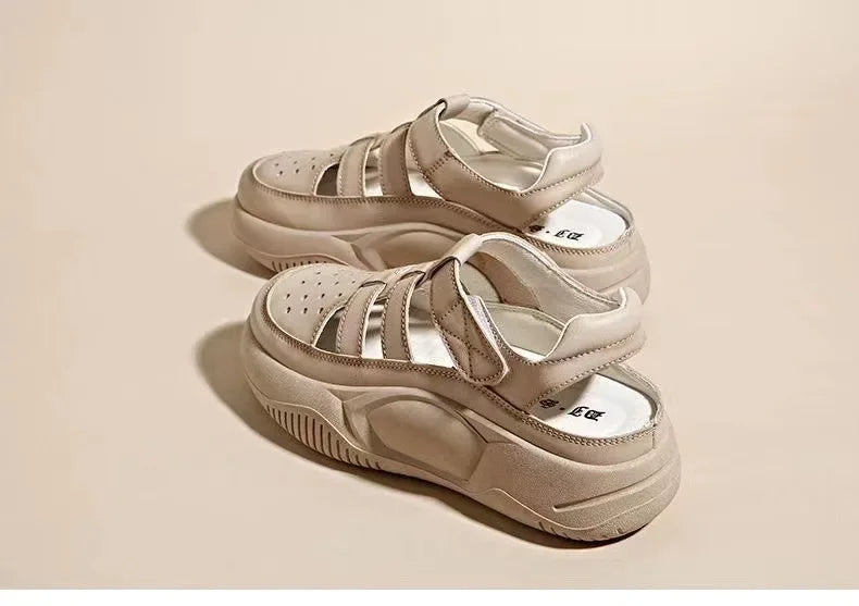 Women's Summer Casual Footwear Ladies Sports Sandals Fashion Closed Toe Sandals Shoes Woman Hollow Out Comfort Walk Sandalias