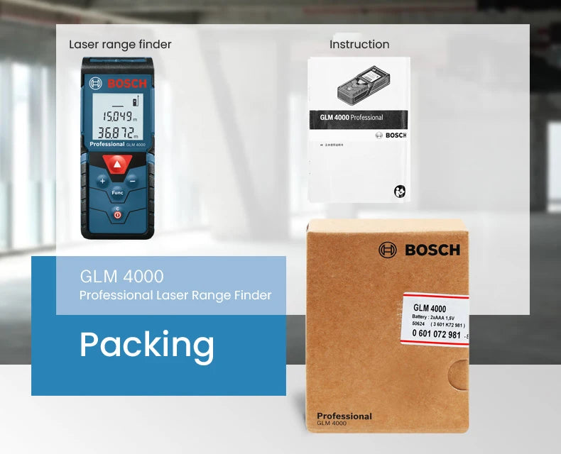 Bosch GLM 4000 Laser Distance Meter